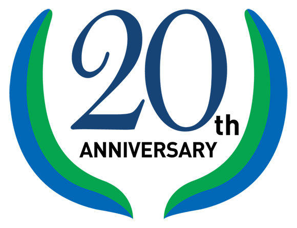創立20周年記念ロゴの制定について