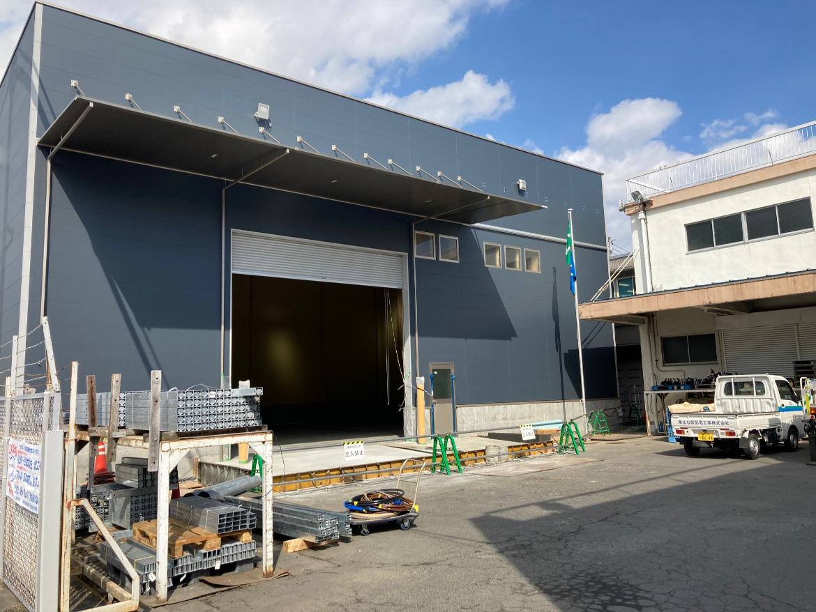 仙台営業所倉庫が完成しました。
